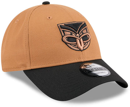 New Zealand Warriors 2026 NRL 9FORTY New Era Two Tone Brown Cap