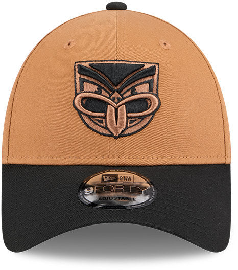 New Zealand Warriors 2026 NRL 9FORTY New Era Two Tone Brown Cap