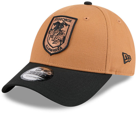 St George Dragons 2026 NRL 9Forty New Era Two Tone Brown Cap