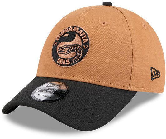Parramatta Eels 2026 NRL 9Forty New Era Two Tone Brown Cap
