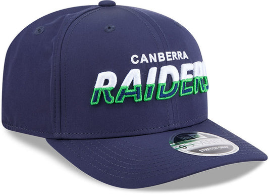 Canberra Raiders 2026 NRL 9SEVENTY New Era Split Script Cap