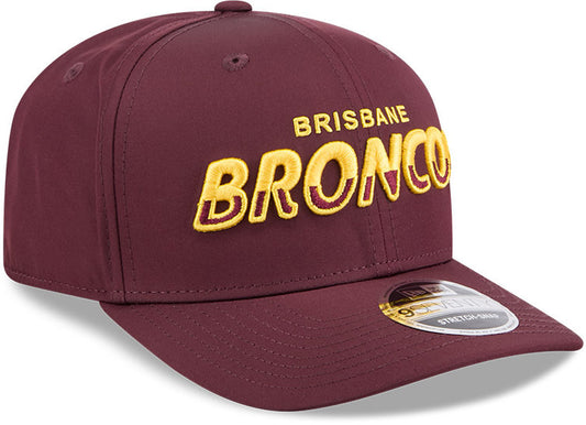 Brisbane Broncos 2026 NRL 9SEVENTY New Era Split Script Cap