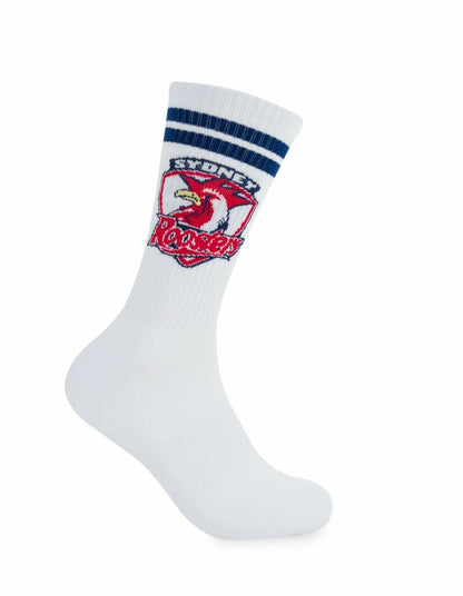 Sydney Roosters NRL Logos Sneaker Socks 2 Pack