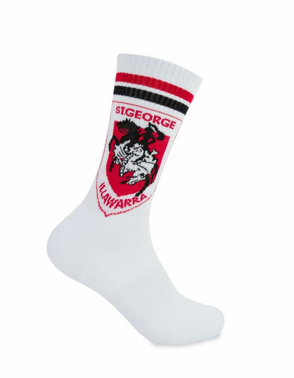 St George Dragons NRL Logos Sneaker Socks 2 Pack
