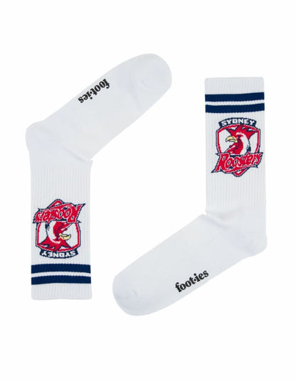 Sydney Roosters NRL Logos Sneaker Socks 2 Pack