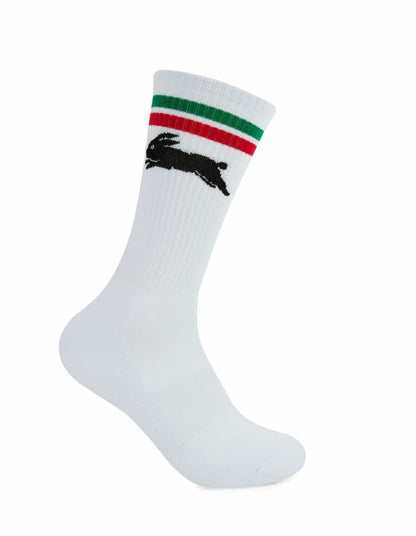 South Sydney Rabbitohs NRL Logos Sneaker Socks 2 Pack