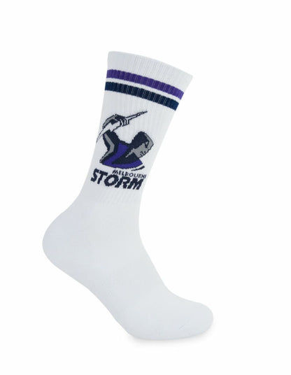Melbourne Storm NRL Logos Sneaker Socks 2 Pack