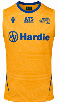 Parramatta Eels 2026 NRL Mens Yellow Staff Training Singlet