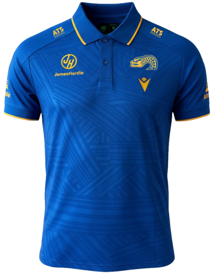 Parramatta Eels 2026 NRL Mens Royal Travel Polo Shirt