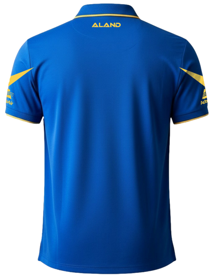 Parramatta Eels 2026 NRL Mens Royal Travel Polo Shirt