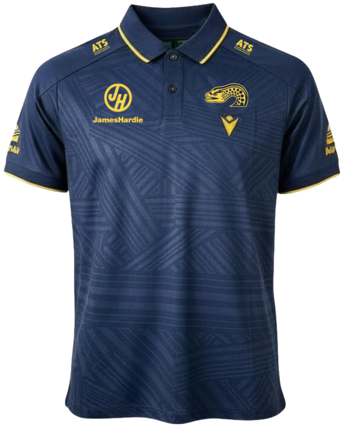 Parramatta Eels 2026 NRL Mens Navy Travel Polo Shirt
