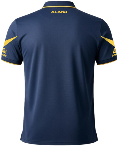 Parramatta Eels 2026 NRL Mens Navy Travel Polo Shirt
