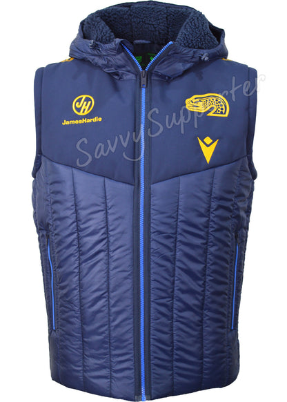 Parramatta Eels 2026 NRL Mens Padded Bomber Jacket with Detachable Sleeves
