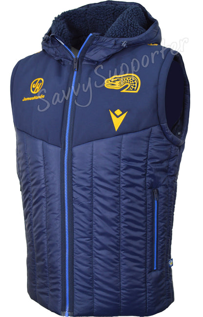 Parramatta Eels 2026 NRL Mens Padded Bomber Jacket with Detachable Sleeves