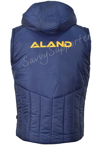 Parramatta Eels 2026 NRL Mens Padded Bomber Jacket with Detachable Sleeves