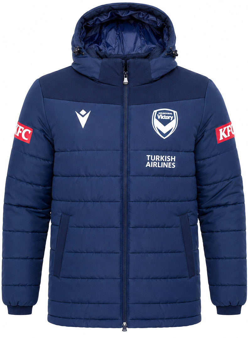 Melbourne Victory 2026 A League Football Mens Padded Jacket