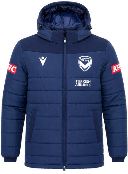 Melbourne Victory 2026 A League Football Mens Padded Jacket