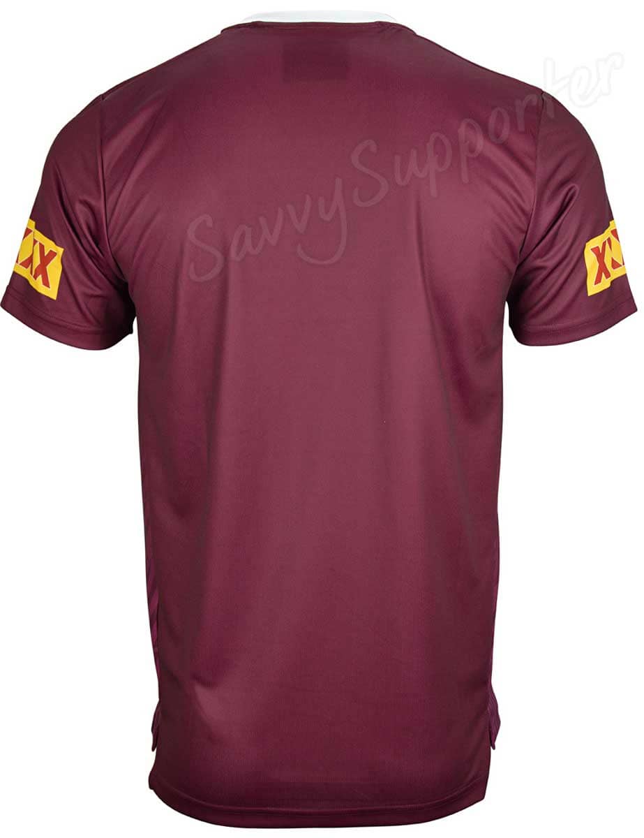 QLD Maroons State of Origin Mens Maroon Training Shirt