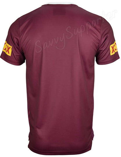 QLD Maroons State of Origin Mens Maroon Training Shirt