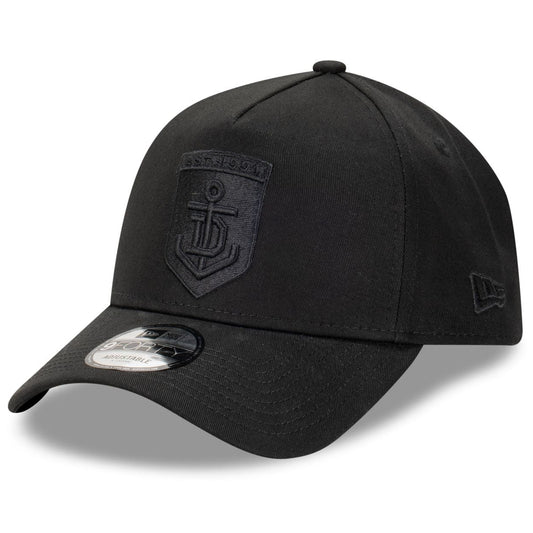 Fremantle Dockers 2026 AFL 9Forty Black on Black Cap