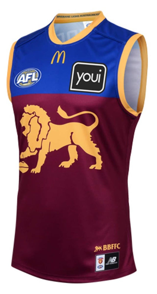 Brisbane Lions 2025 AFL Mens Home Guernsey
