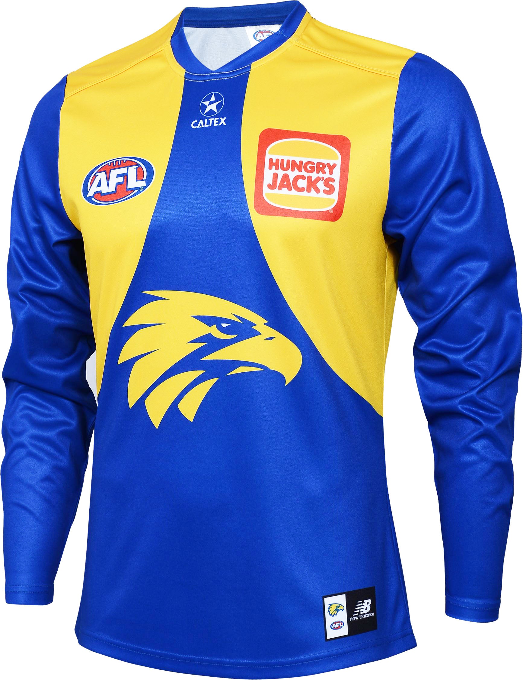West Coast Eagles 2025 AFL Mens Long Sleeve Home Guernsey