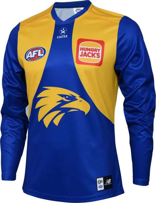 West Coast Eagles 2025 AFL Mens Long Sleeve Home Guernsey