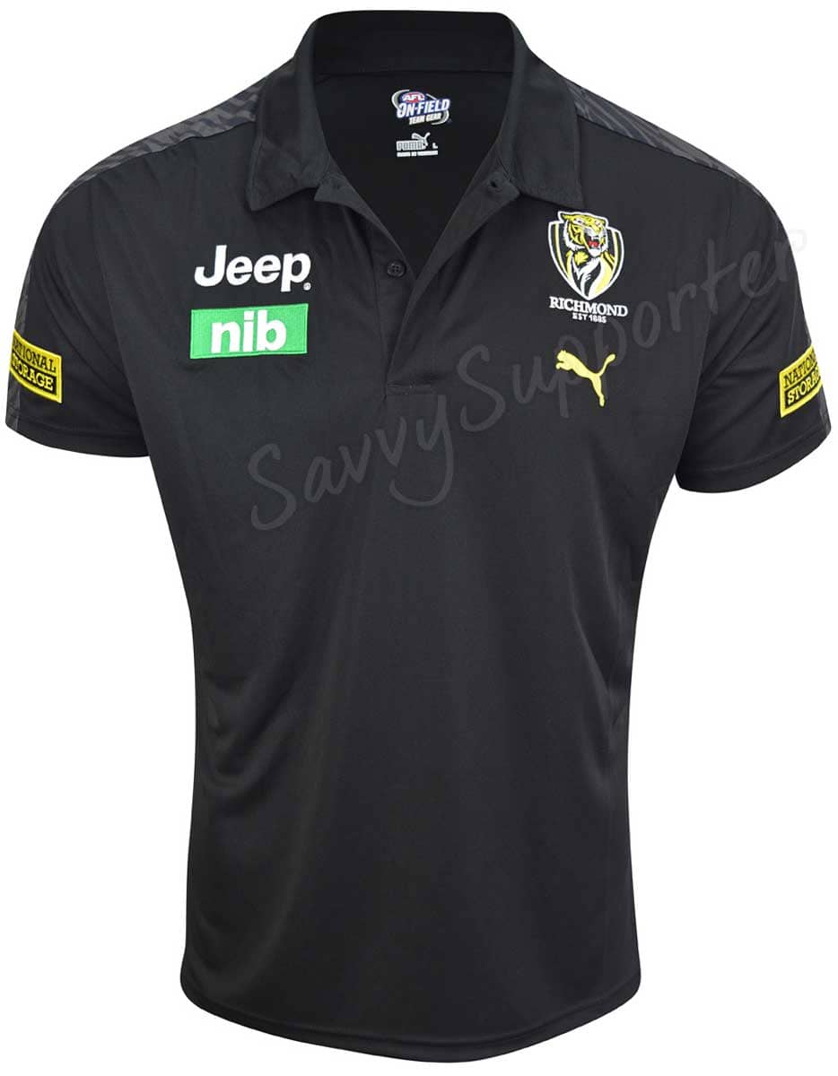 Richmond Tigers AFL Puma Team Polo Shirt