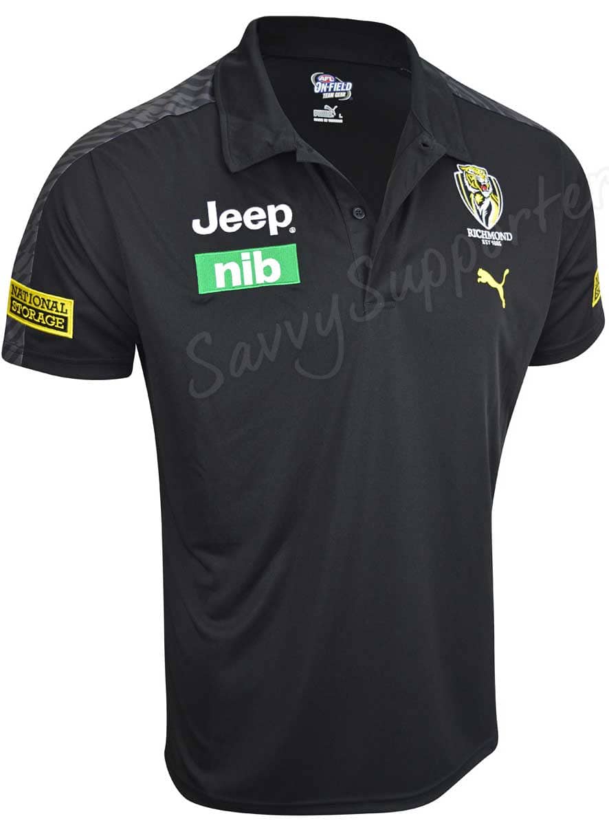 Richmond Tigers AFL Puma Team Polo Shirt