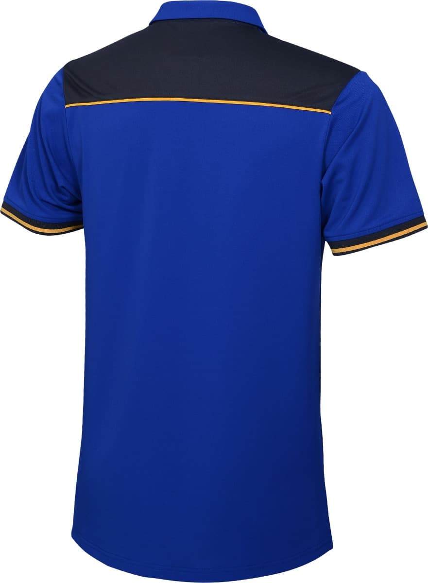 West Coast Eagles 2025 AFL Mens Royal Media Polo Shirt