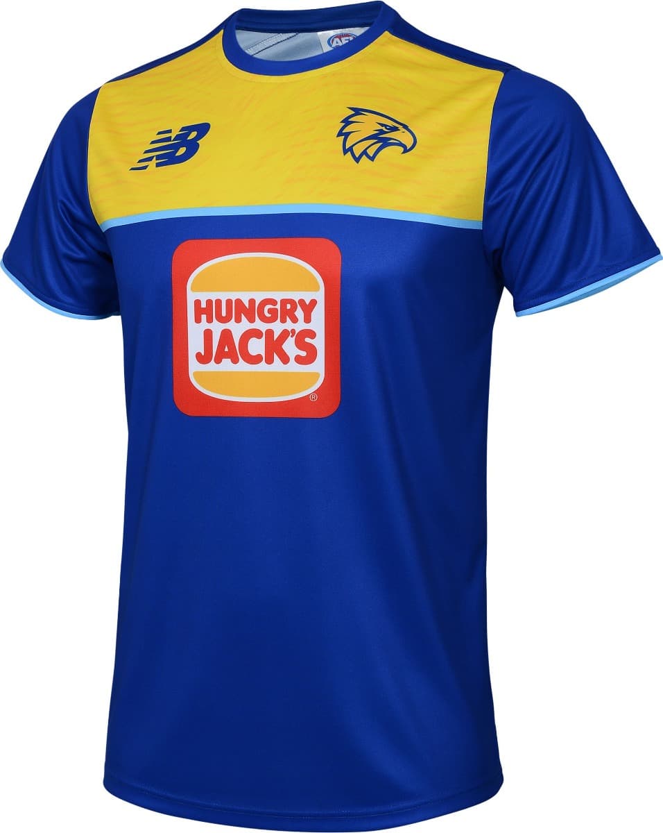 West Coast Eagles 2025 AFL Mens Training Shirt