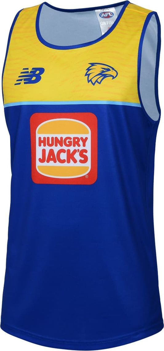 West Coast Eagles 2025 AFL Mens Training Singlet