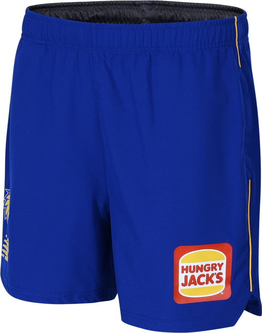West Coast Eagles 2025 AFL Mens Royal Travel Shorts