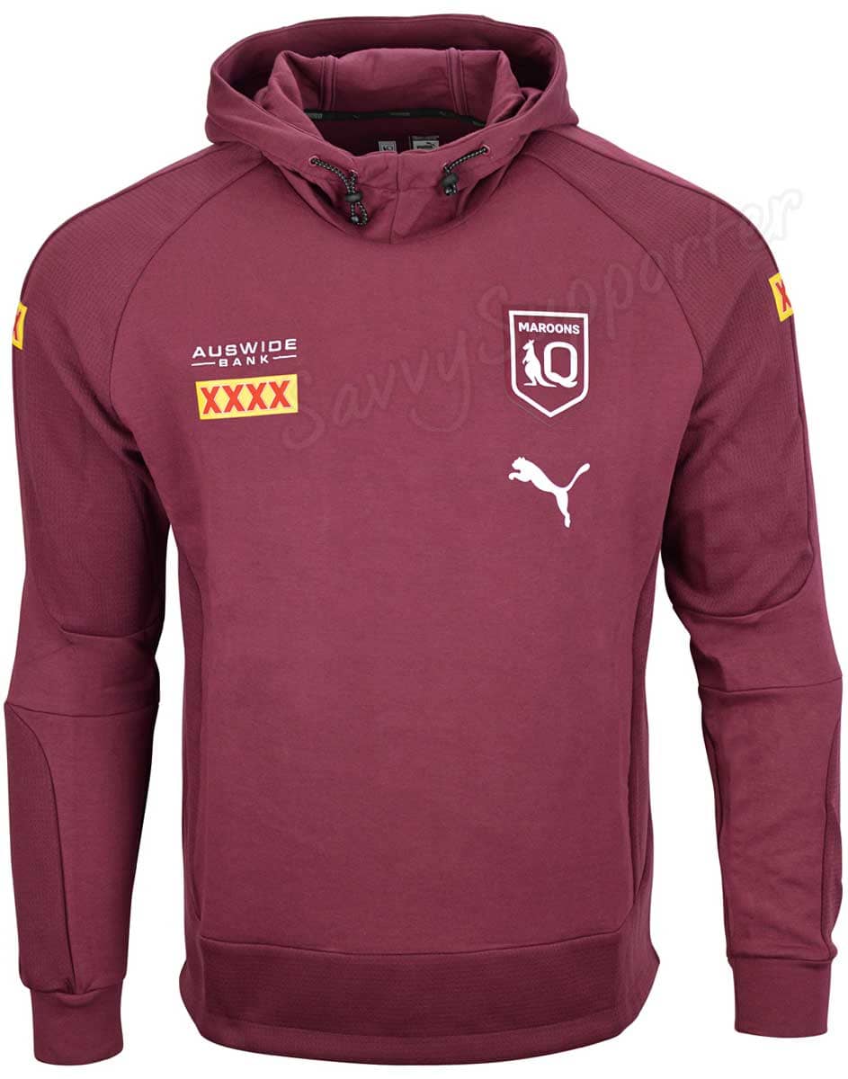 QLD Maroons State of Origin Mens Team Hoody Size SMALL ONLY