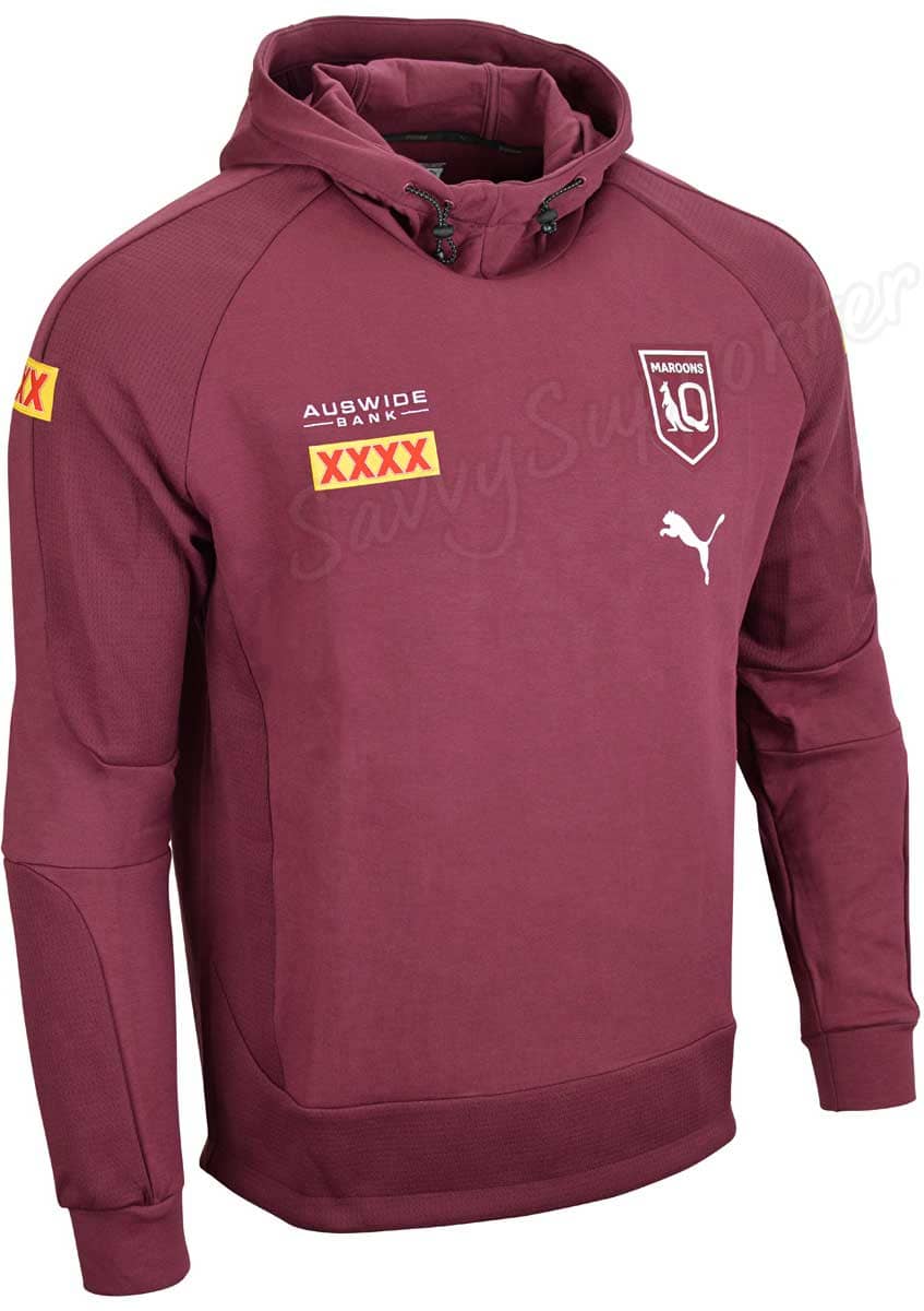 QLD Maroons State of Origin Mens Team Hoody Size SMALL ONLY