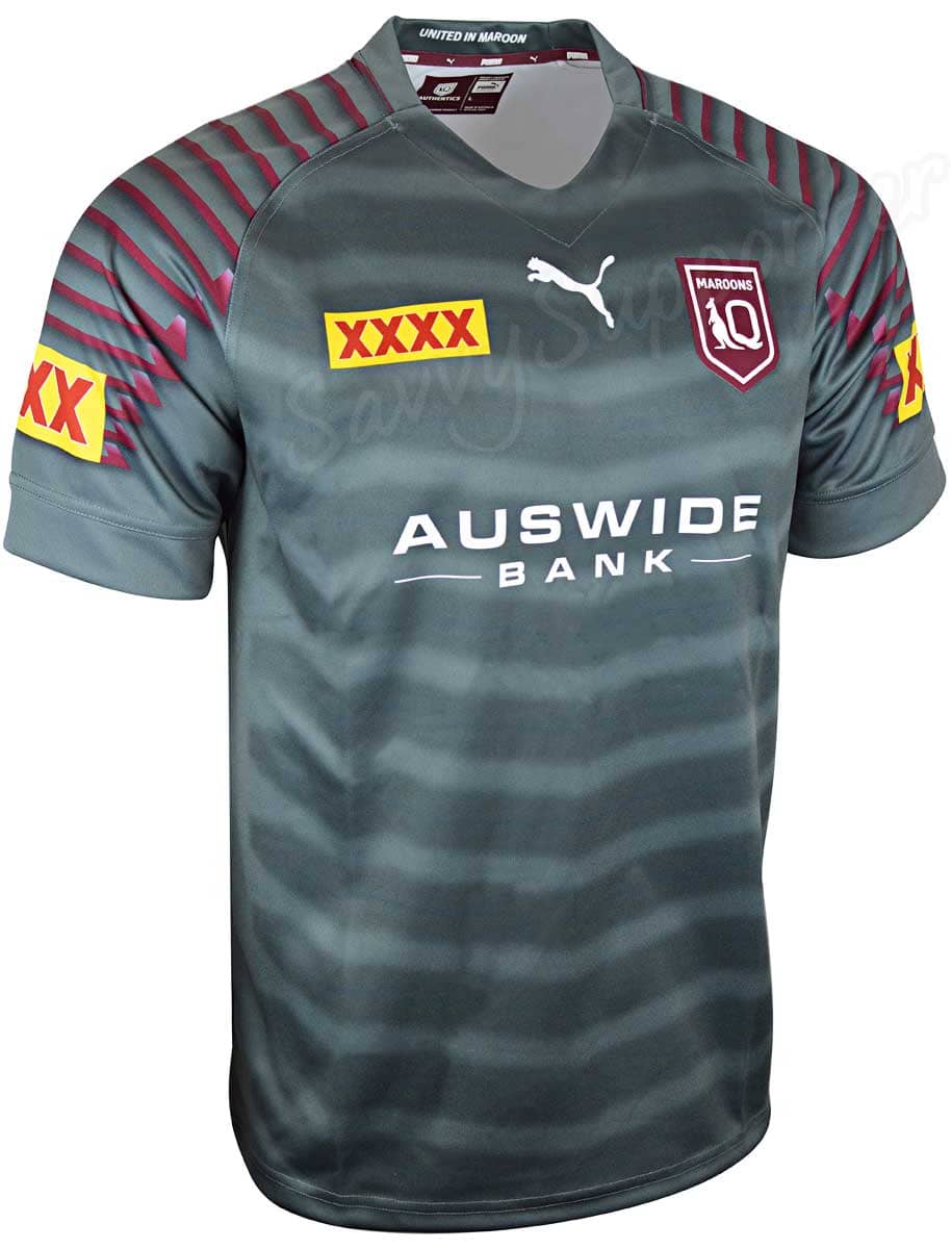 QLD Maroons State of Origin Mens Training Jersey