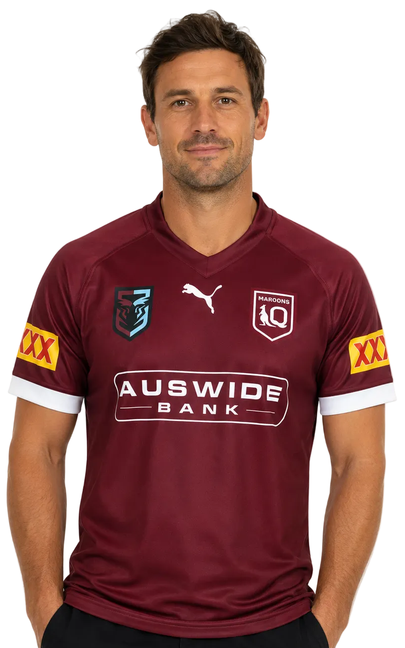 QLD Maroons State of Origin Mens On Field Jersey