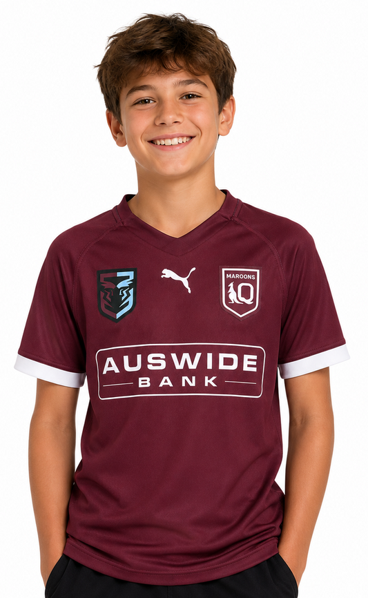 QLD Maroons State of Origin Kids On Field Jersey