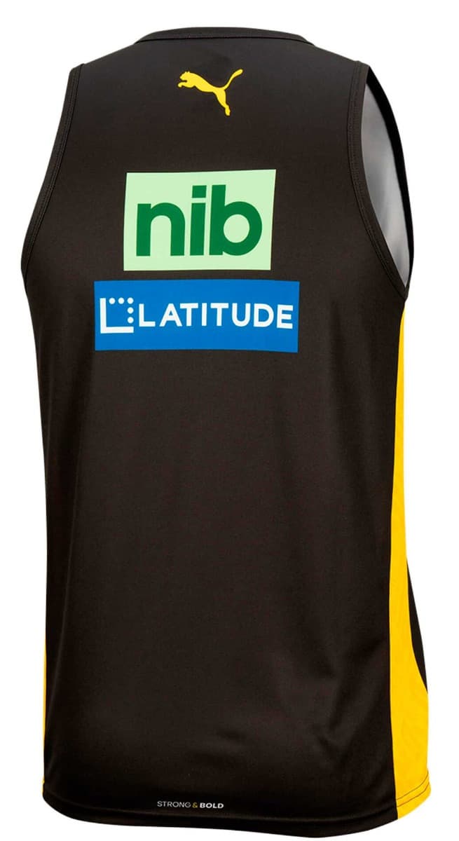 Richmond Tigers AFL Mens Training Singlet