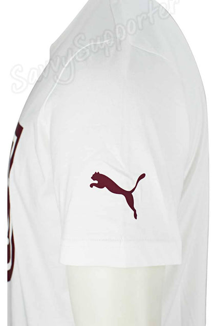 QLD Maroons State of Origin Mens White Logo Tee