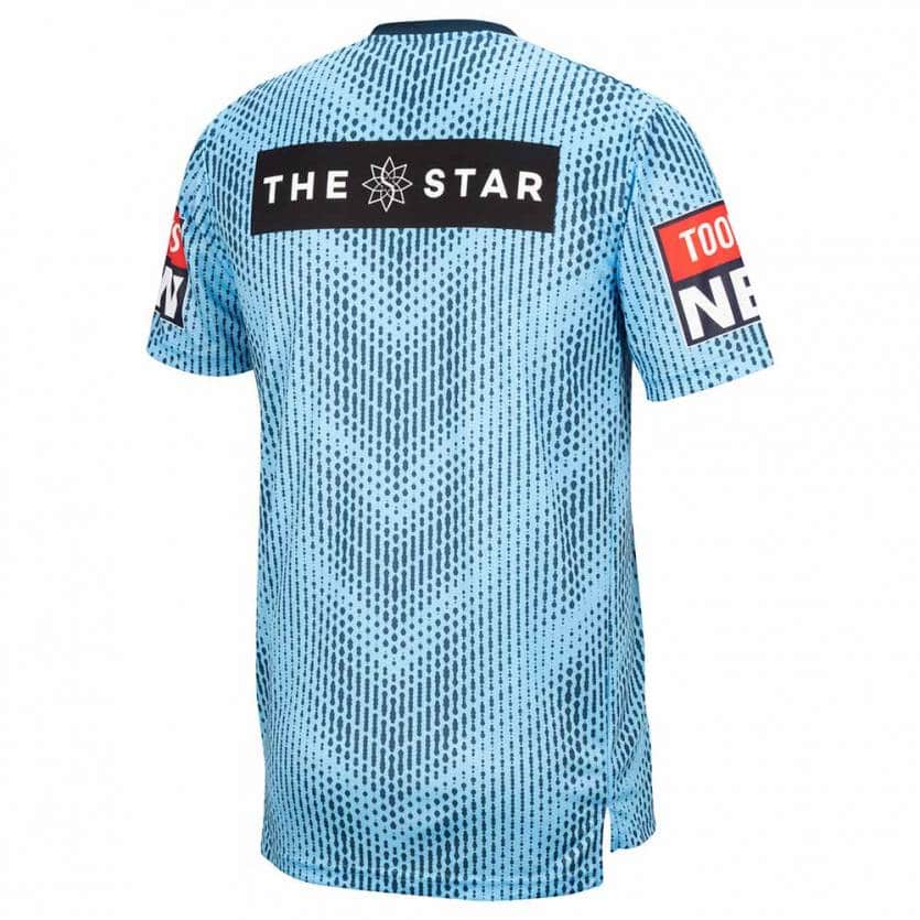 NSW Blues 2021 State of Origin Mens Sky Training Shirt