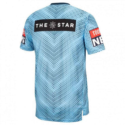NSW Blues 2021 State of Origin Mens Sky Training Shirt