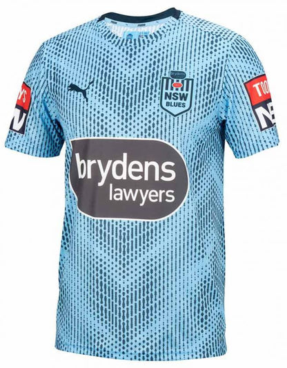 NSW Blues 2021 State of Origin Mens Sky Training Shirt