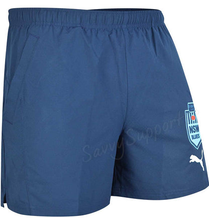 NSW Blues NRL State of Origin Kids Training Shorts