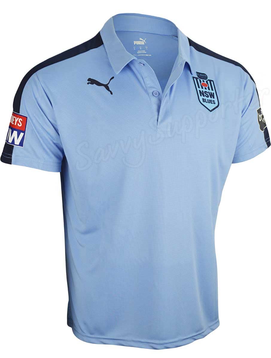 NSW Blues State of Origin Mens Team Polo Shirt