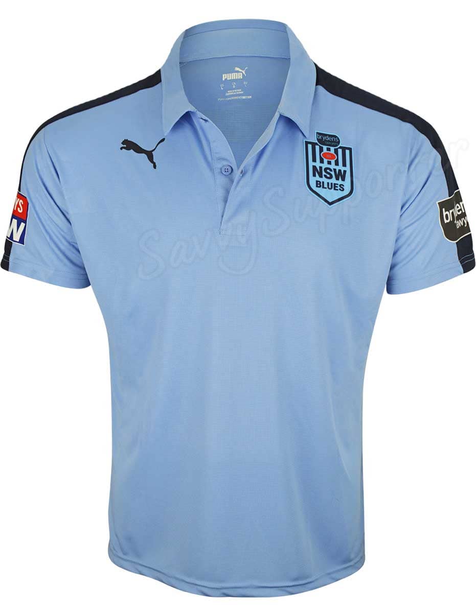 NSW Blues State of Origin Mens Team Polo Shirt