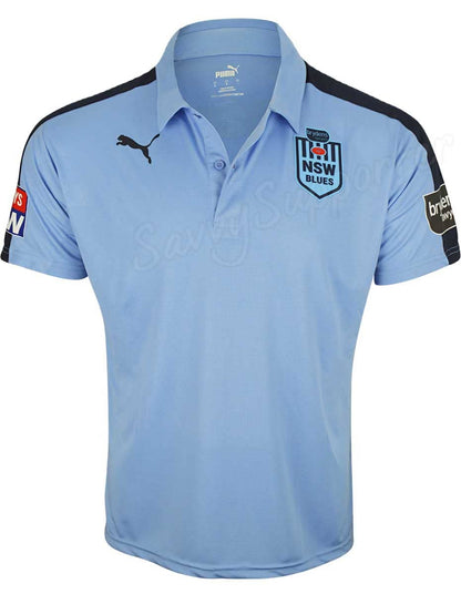 NSW Blues State of Origin Mens Team Polo Shirt