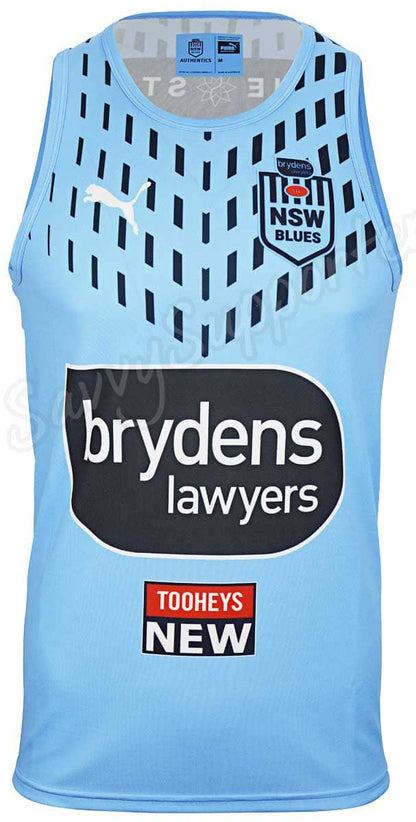 NSW Blues State of Origin Mens Training Singlet