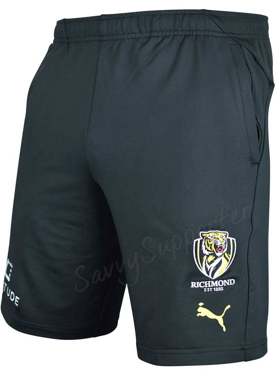 Richmond Tigers AFL Mens Training Shorts