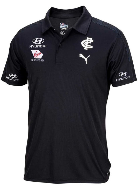 Carlton Blues AFL Mens Puma Media Polo Shirt